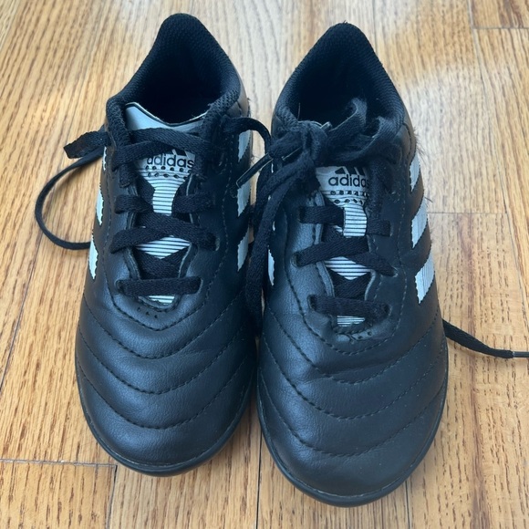 Adidas Kids Black Soccer Turf Shoes Size 11 - Picture 1 of 5
